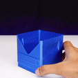 FAST-PRINT-STACKABLE-STORAGE-BOXES-STACKABLE-BINS-1.gif 3D file FAST-PRINT STACKABLE STORAGE BOXES STACKABLE BINS・3D print design to download, Kevins3D