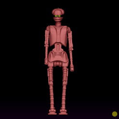 evd909.gif 3D file Star Wars .stl EV-9D9 .3D action figure .OBJ Kenner style.・Template to download and 3D print