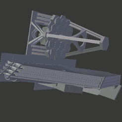 JWST-428x321.gif Archivo STL gratis Telescopio Espacial James Webb・Objeto para impresora 3D para descargar
