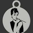 Audrey-Hepburn.gif Llavero Audrey Hepburn