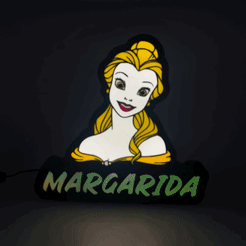 IMG_6624.gif Fichier STL Margarida Bella princesa・Plan pour imprimante 3D à télécharger