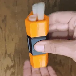 ezgif.com-gif-maker.gif Pack-A-Cone (3 Shot Packer) WITH PRINT IN PLACE PART