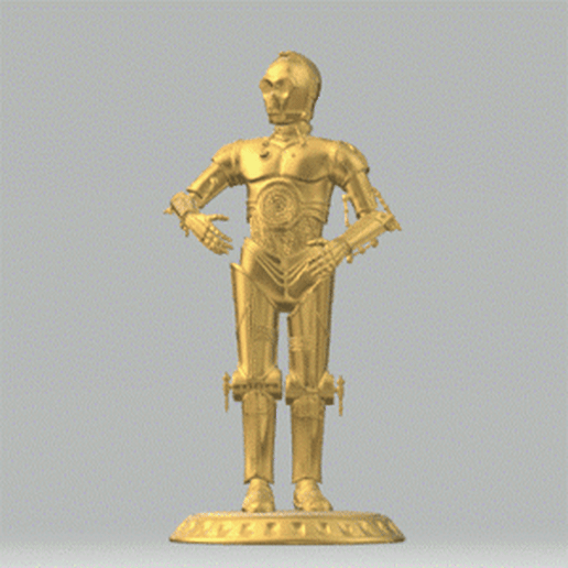 c3po 3D model