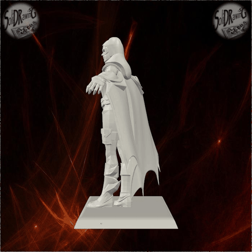 Batgirl Heroine STL Statue – SoliDRawinGs SG1097 - 3D model önizlemesi