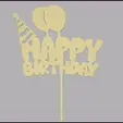 topper.gif HAPPY BIRTHDAY TOPPER CAKE V3/HELIZ CUMPLEAÑOS TOPPER PASTEL V3