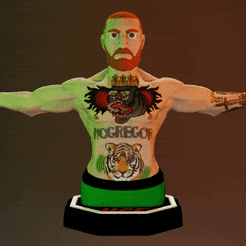 video-mcgregor0001-0144.gif Archivo 3D Connor McGregor Fan Art・Plan de impresora 3D para descargar, AGEsculturas3d