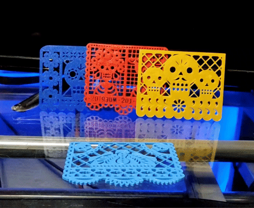 Dia de Muertos Posa Papel Picado Cups