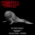 DART-ONE-P-GIF.gif 3D PRINTABLE DART STRANGER THINGS - POSED STAGE ONE AND TWO BUNDLE - HIGHLY DETAILED