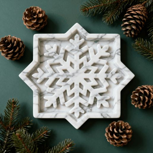 513.gif Christmas Snowflake Tray