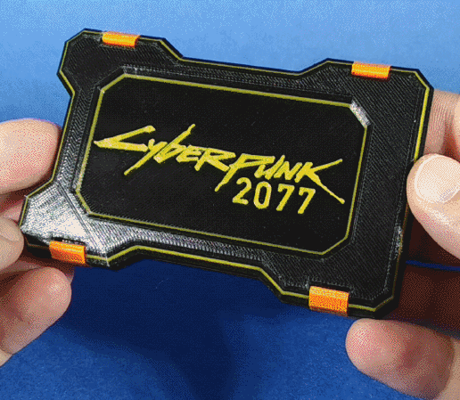 CARDHOLDER-WALLET (only back plate with logo Cyberpunk)