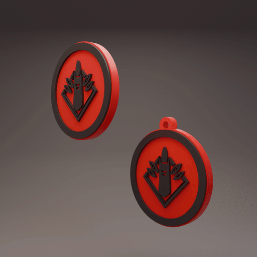 Ryomen Sukuna Emblem - Jujutsu Kaisen - Keychain and Coin/Badge