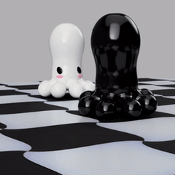 ezgif.com-video-to-gif.gif Download OBJ file octopus rook chess/pulpo rook chess tower • 3D printer template, Necromurloc