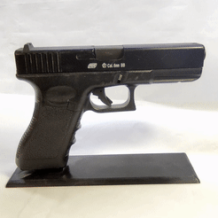 glock.gif STL file Universal Gun Stand・Design to download and 3D print