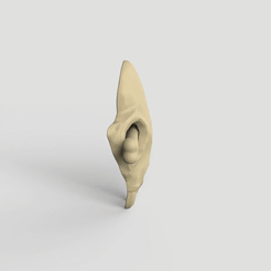 череп_анимация.432.gif Archivo STL Modelo 3D STL Horquilla Cráneo en estilo primitivo・Modelo de impresión 3D para descargar