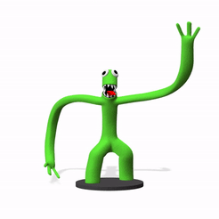 Green.gif STL file GREEN FROM RAINBOW FRIENDS ROBLOX GAME・3D print design to download, isasaurio