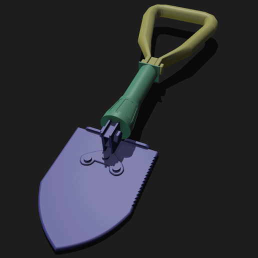 Military Shovel ( Melee-Prop ) 1/1 Scale 3D model