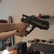 BARABA_In_action_cropped.gif Файл STL Арбалетный пистолет BARABA с алюминиевым профильным сердечником・Модель для печати в 3D скачать