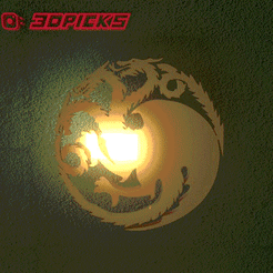 Untitled-2.gif Archivo STL Emblema de la Casa de los Dragones・Plan de impresión en 3D para descargar, 3Dpicks