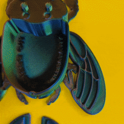 ezgif.com-optimize-1.gif Fichier STL Boîte à scarabées Pharaon・Modèle à imprimer en 3D à télécharger