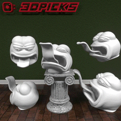Untitled-8.gif STL file Pepe: REEEEEE!!!!!・3D printable model to download, 3Dpicks