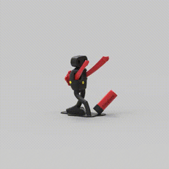 Keyshot-Animation_movingarms.gif Free 3D file GrabGuy | Corporate Gift | Magigoo・Design to download and 3D print