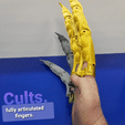 20200203_230025.gif STL file Articulated Dragon Claws 2.0 UPDATE.・3D print design to download, LittleTup