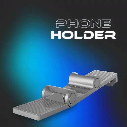 phone-holder.gif Fichier STL Support de téléphone Ultimate Print in Place・Objet imprimable en 3D à télécharger, STLFLIX