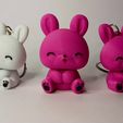 Cute-Teddy.mp4 🐰 Chibi Bunny Buddies - Modèles imprimés en 3D + Porte-clés