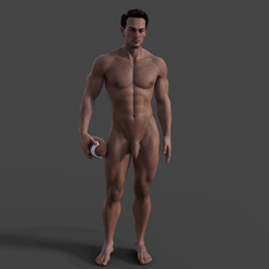 01.gif Fichier 3D Rob dieux du stade se déshabille - STL 3D Printer・Modèle pour imprimante 3D à télécharger