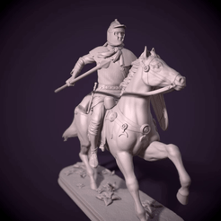 Kavalry.gif OBJ-Datei Römischer Kavallerist (PRE-SUPPORTED)・Modell für 3D-Drucker zum Herunterladen