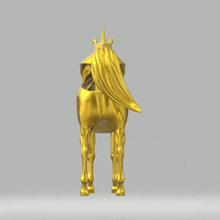 Boite Licorne.gif Download STL file Unicorn box • Model to 3D print, omni-moulage