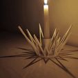 VID_20221204_172632_2-1.gif STL file Starry Candle・3D print model to download