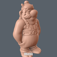 Obelix.gif Asterix, Obelix & Ideafix (Easy print no support)