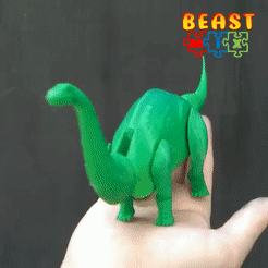 Con-marca.gif Fichier STL Brontosaurus articulé de collection・Design pour imprimante 3D à télécharger, Finnick_XYZ