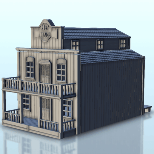 GIF-B32.gif Wild West post office building - Six Gun Sound Desperado Old Chronicles Gunfight Gutshot Blackwater Gulch Age of Sigmar Warhammer