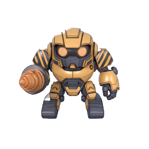 🤖 robot chibi 3・ STL File for 3D printing・Cults