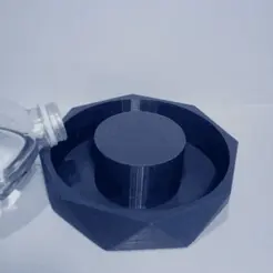 anti-ant pet bowl.gif Fichier STL Bol pour animaux de compagnie anti-ant・Design à télécharger et à imprimer en 3D