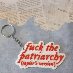 20230822_115124-ANIMATION.gif STL file Fu** the patriarchy - Taylor Swift・3D print design to download