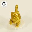 goldenGif.gif Snotty Cute Cat Decoration Figurine