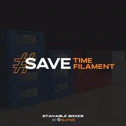 StackBox_GIF.gif [Vase Mode] Stackable Storage Boxes - Fast Print