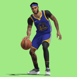 Gary-Payton-II.gif 3D file 3D Gary Payton II Golden State Warriors NBA・3D print object to download