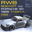 0.gif RWB BODY KIT para Porsche 1988 TAMIYA 1-24th
