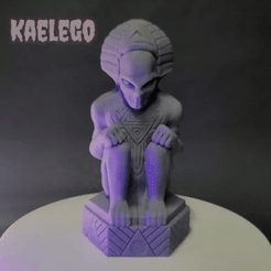 kaelego-new.gif Free STL file Kaelego Statue Archive 81・3D printing model to download, LittleTup