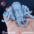 GIF-4.gif ARANHA FLEXÍVEL - HALLOWEEN 3MF E STL