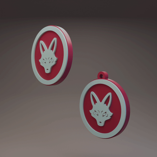 Kitsune Rush - Overwatch - Keychain and Coin/Badge