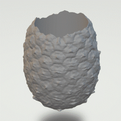 pineapple.gif Archivo STL Olla de piña STL DIGITAL DOWNLOAD・Modelo para descargar e imprimir en 3D, Keser
