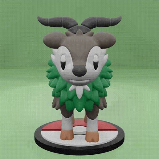 Skiddo1.gif Pokemon No. 672, 673 Skiddo, Gogoat