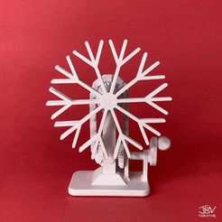 GIF-WM-Front-V1.gif Free 3D file Trippy Snowflakes・3D printing model to download, jbvcreative