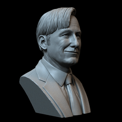 Saul.gif 3D file Saul Goodman aka Jimmy McGill (Bob Odenkirk) from Breaking Bad and Better Call Saul・3D printing template to download, sidnaique