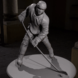 GIF_tbrender-ezgif.com-crop.gif Hockey player figure STL, ready for 3D printing, Movie Characters , Games, Figures , Diorama 3D